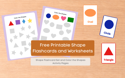 Free Printable Shape Flashcards and Worksheets for Preschoolers Plus the Complete Free Printable Bundle